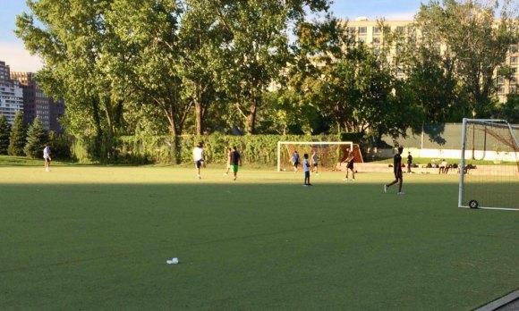One More, Minor Setback for Octagon Field Last summer, pickup soccer at Octagon Field.